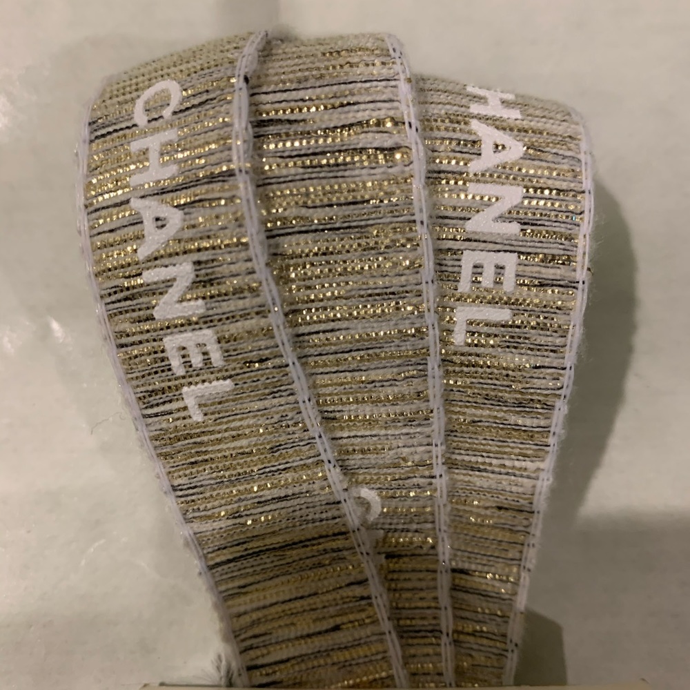 Genuine CHANEL Ribbon Authentic ONE Yard Holiday - Picture 4 of 11